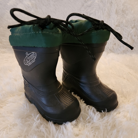 Kids LaCrosse toddler rainboots size 6 made in USA